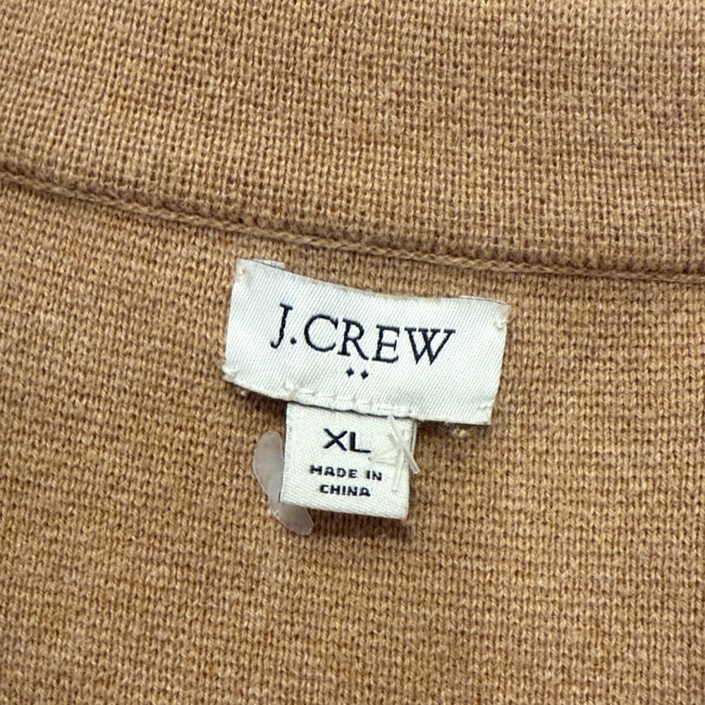J. Crew Tan Women's Schoolboy Sweater Blazer - Picture 2 of 6
